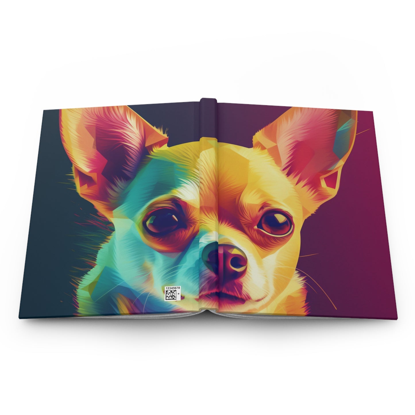 Attentive Chihuahua Hardcover Journal