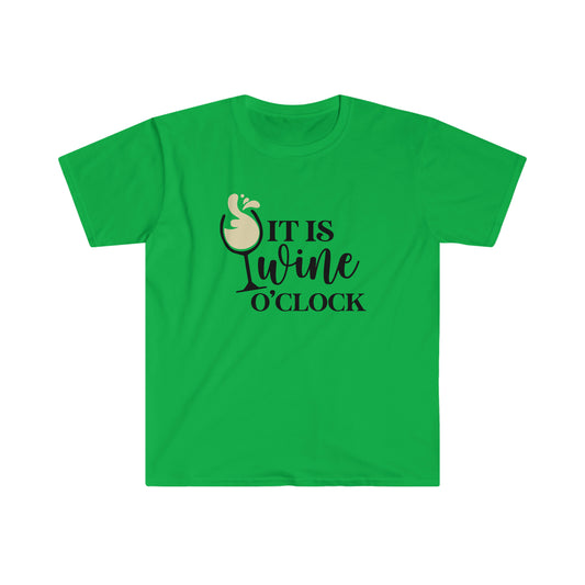 Wine o'Clock soft t-shirt