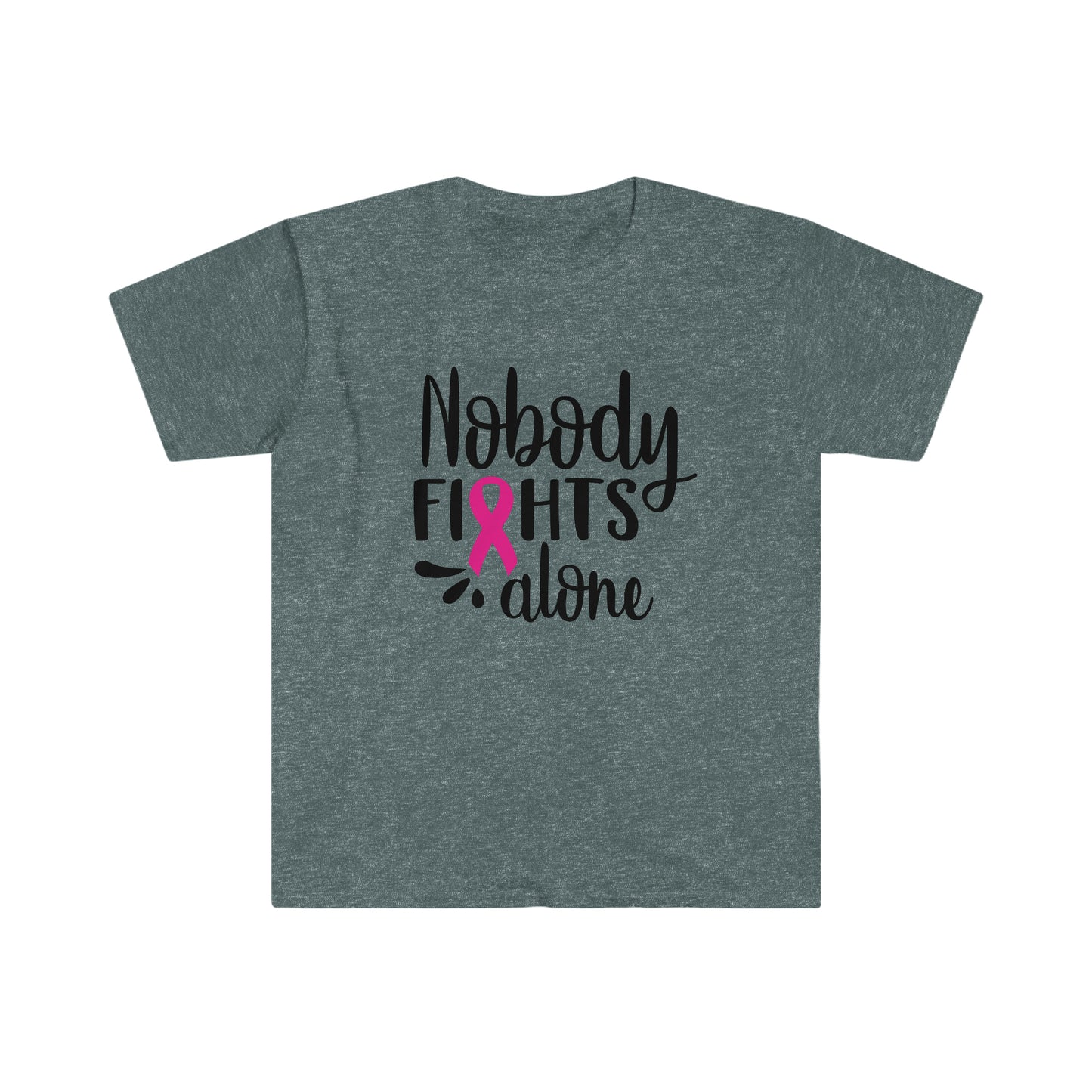 Nobody Fights Alone soft t-shirt