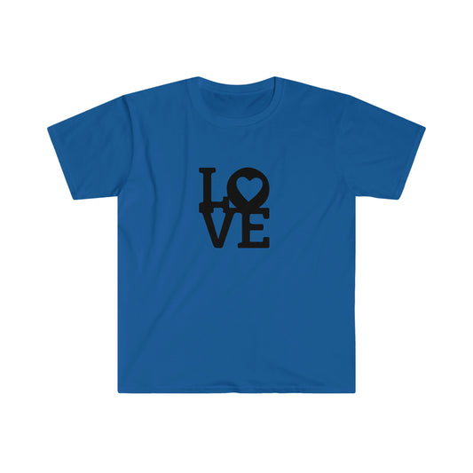 Heart Love Blocks soft t-shirt