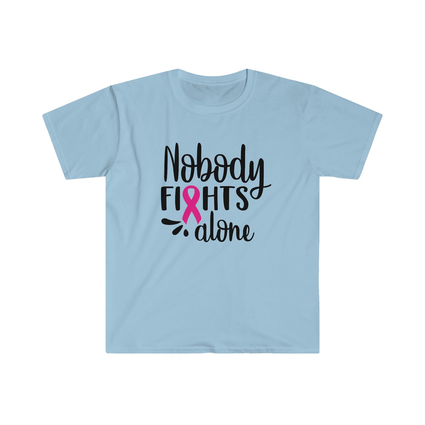 Nobody Fights Alone soft t-shirt