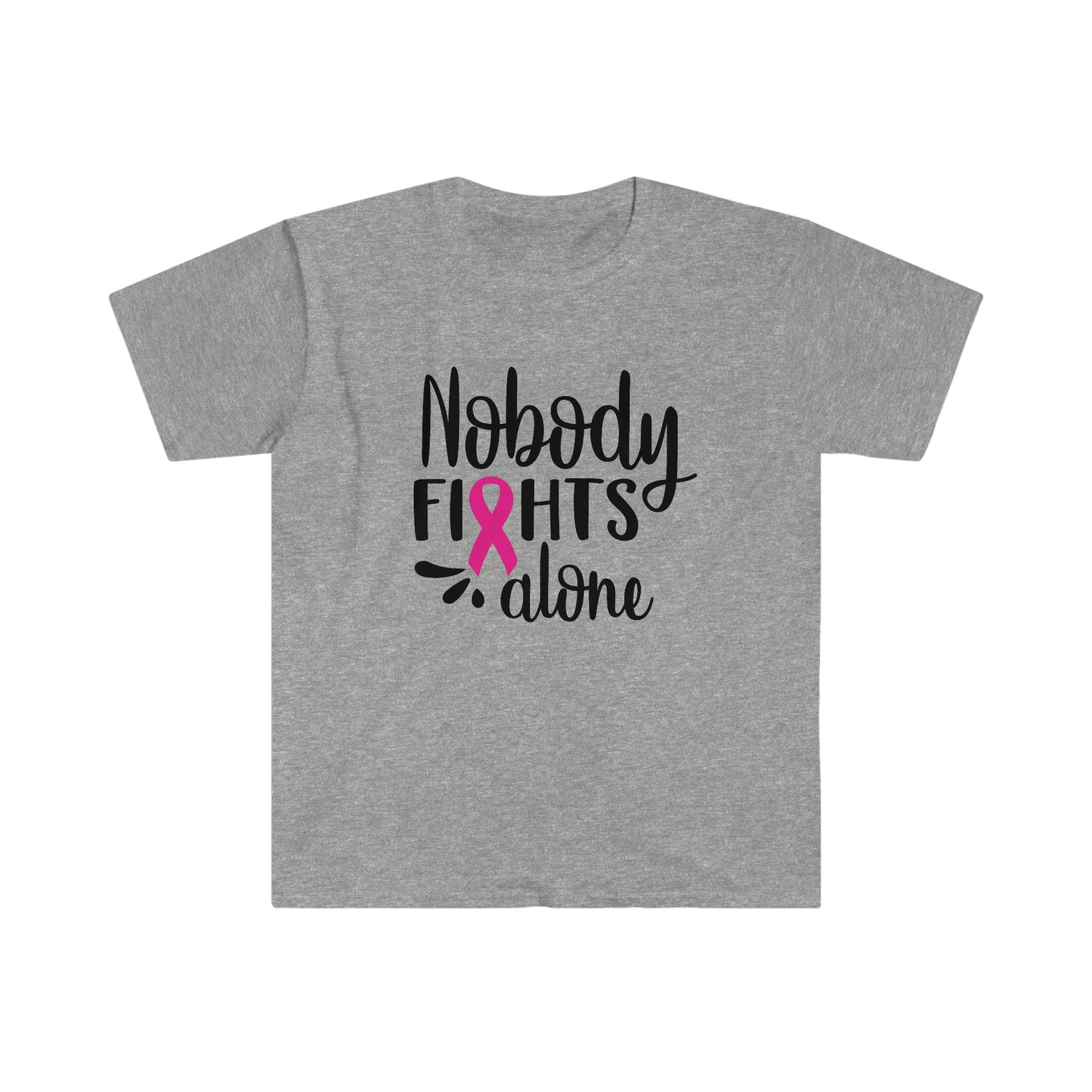 Nobody Fights Alone soft t-shirt