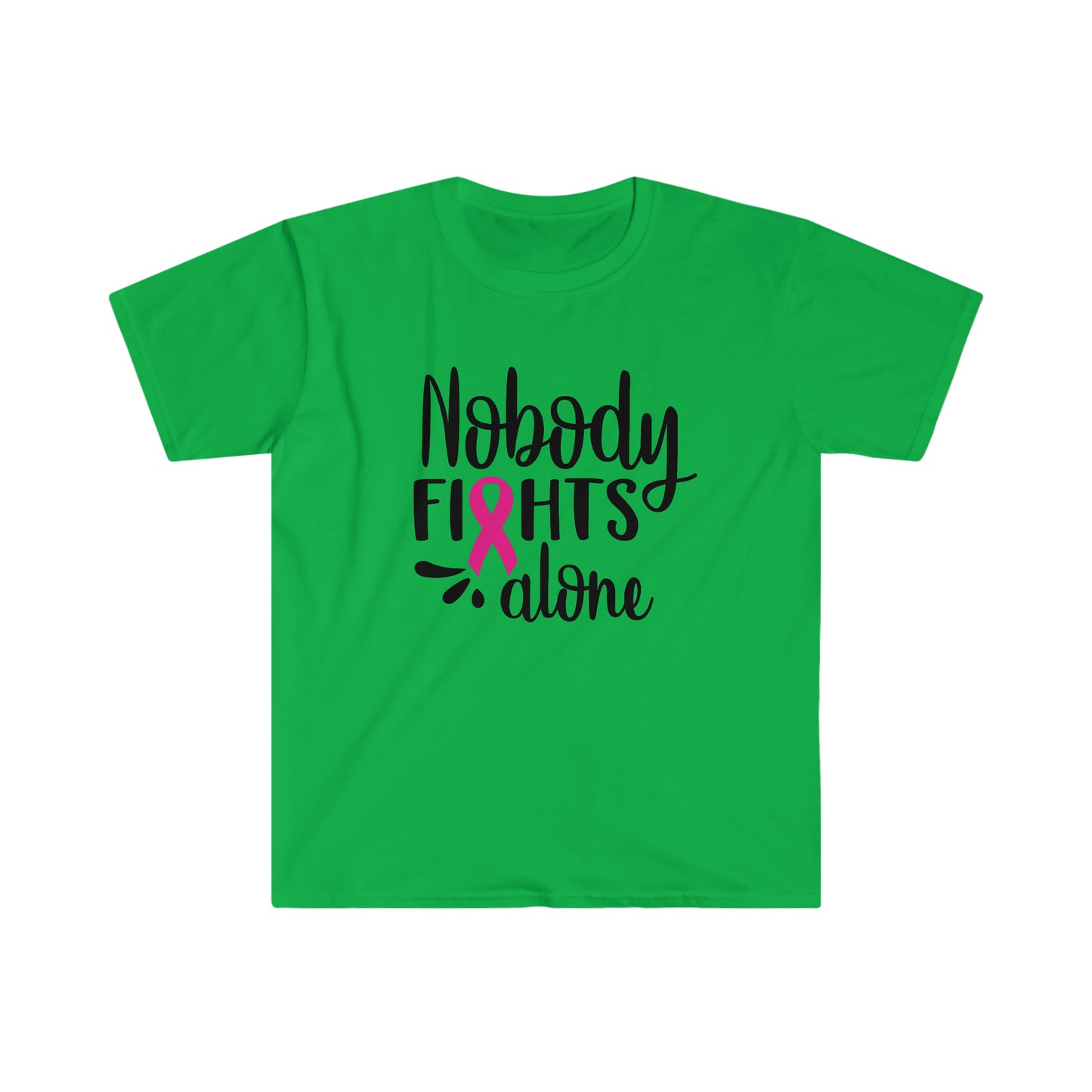 Nobody Fights Alone soft t-shirt