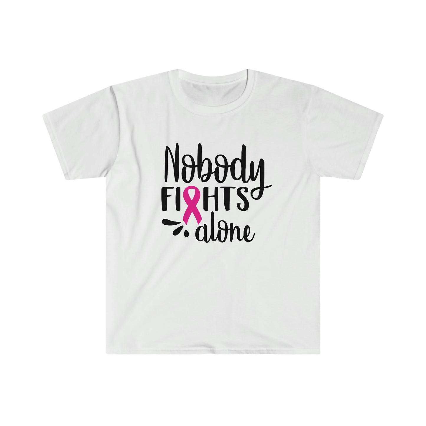 Nobody Fights Alone soft t-shirt