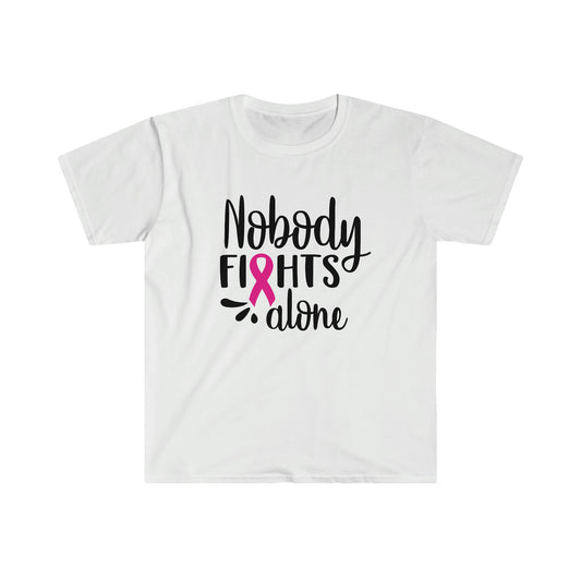 Nobody Fights Alone soft t-shirt