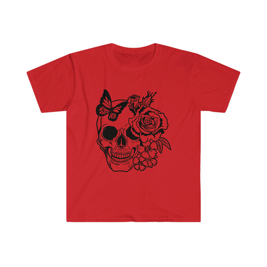 Skull Rose soft t-shirt