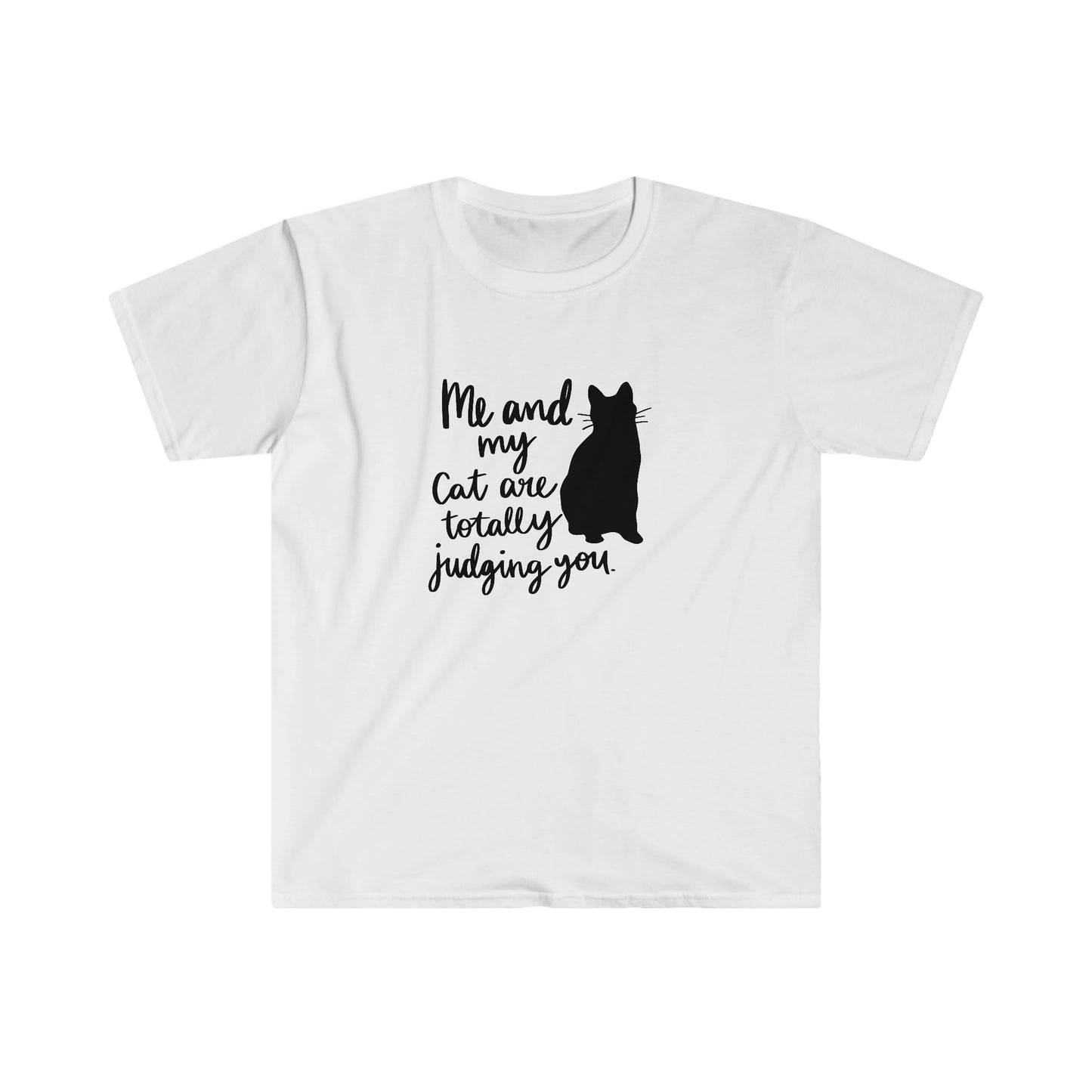 Cat Judging You soft t-shirt