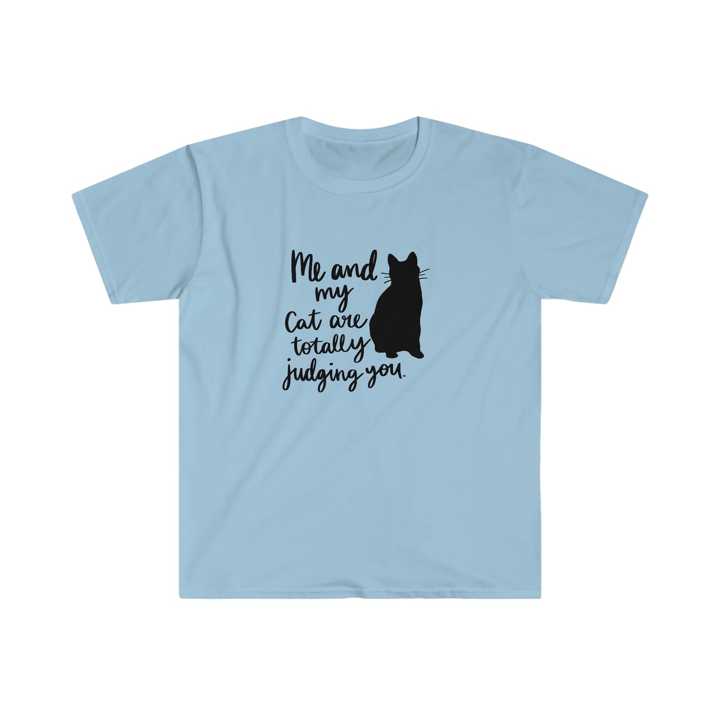 Cat Judging You soft t-shirt