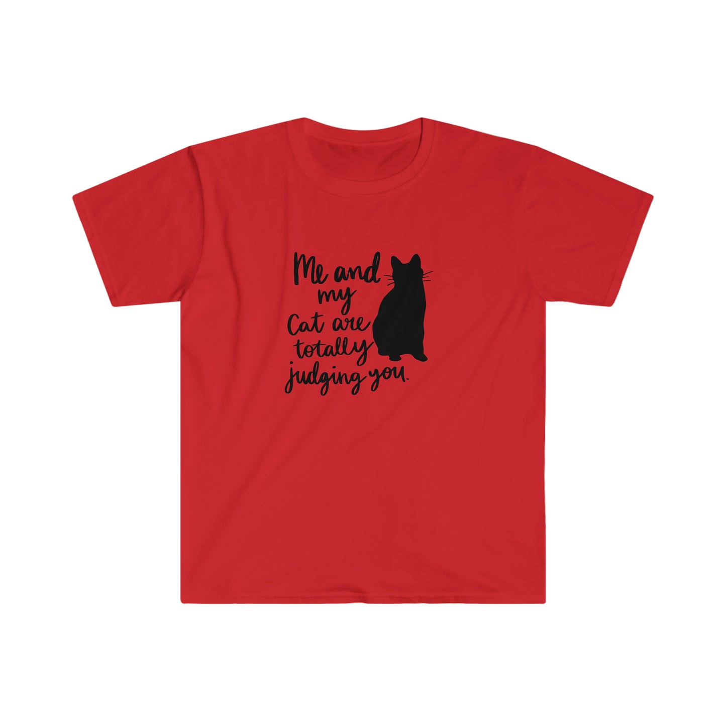 Cat Judging You soft t-shirt