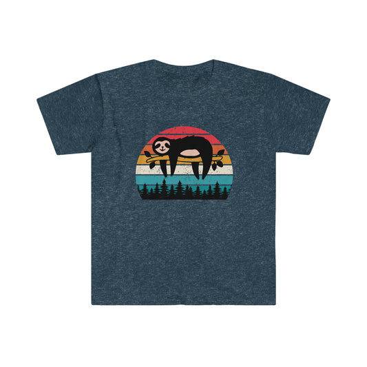 Retro Sloth soft t-shirt