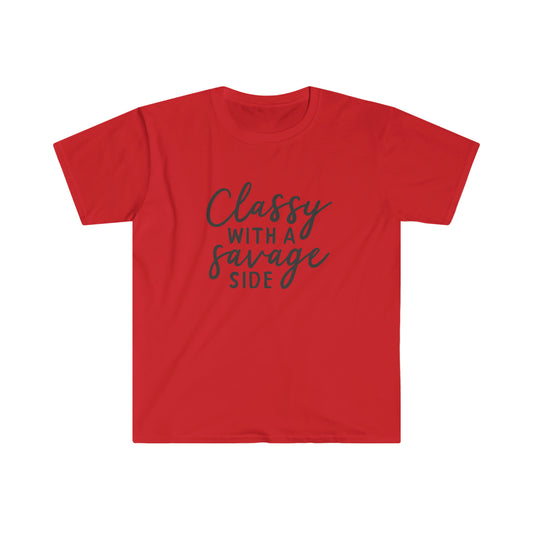 Classy with a Savage Side soft t-shirt